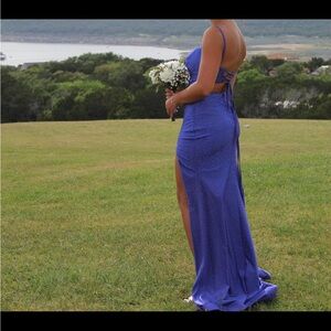 Purple Sherri Hill Prom Dress